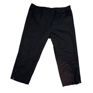 New Directions Womens Capri Pants-Black-Size 12-NWT